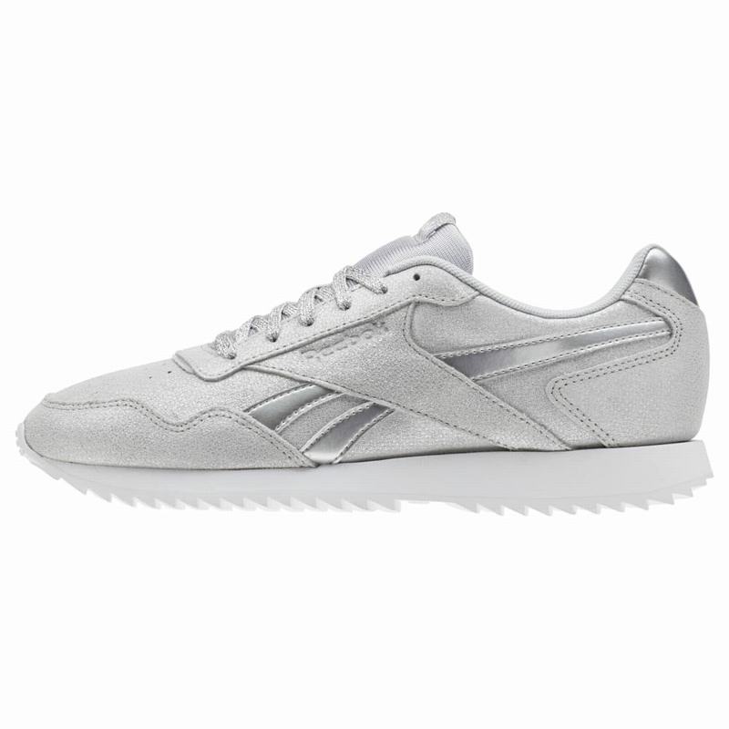 Tenisi Reebok Royal Glide Ripple Dama Argintii Metal/Albi Romania VJ3663GI